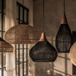 Braided Rattan Pendant Lamp - Lamp Outdoor