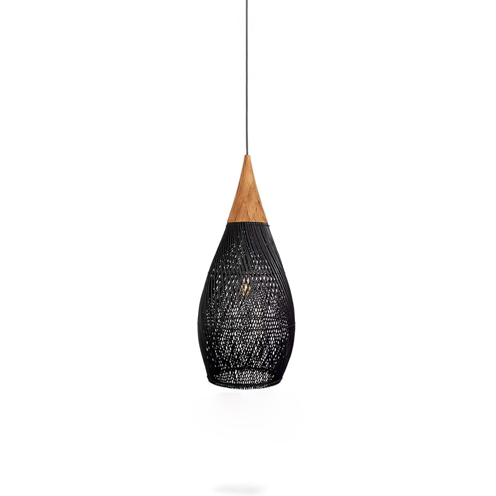 Braided Rattan Pendant Lamp - Lamp Outdoor