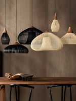 Braided Rattan Pendant Lamp - Lamp Outdoor