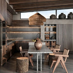 Braided Rattan Pendant Lamp - Lamp Outdoor