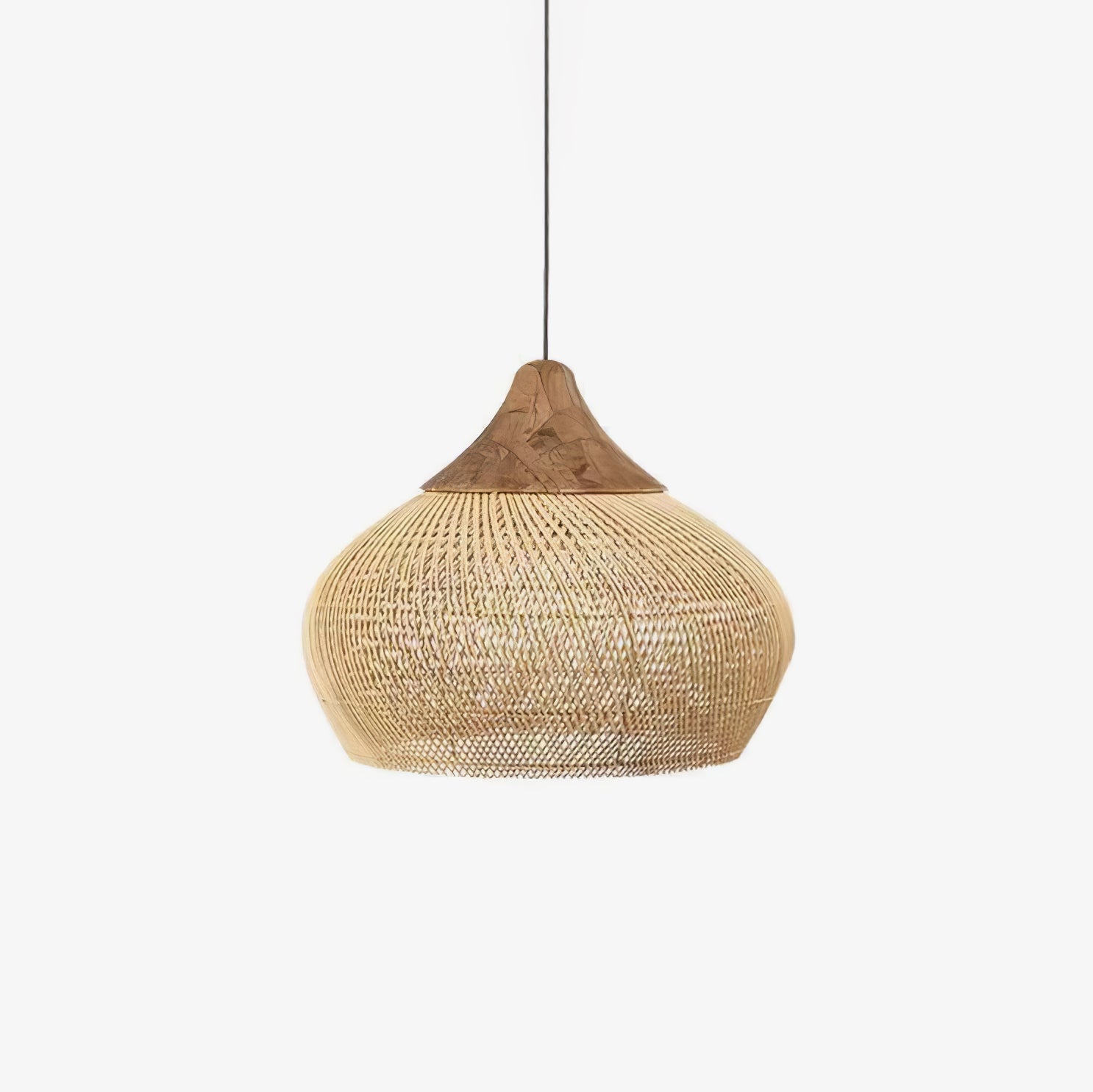 Braided Rattan Pendant Lamp - Lamp Outdoor