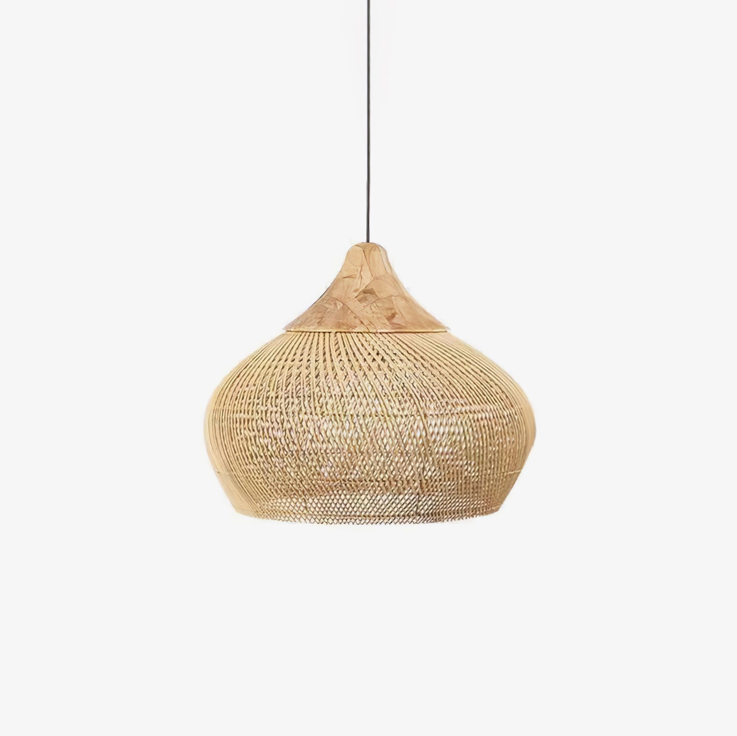 Braided Rattan Pendant Lamp - Lamp Outdoor