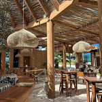 Braided Rattan Pendant Lamp - Lamp Outdoor