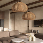 Braided Rattan Pendant Lamp - Lamp Outdoor
