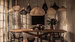 Braided Rattan Pendant Lamp - Lamp Outdoor