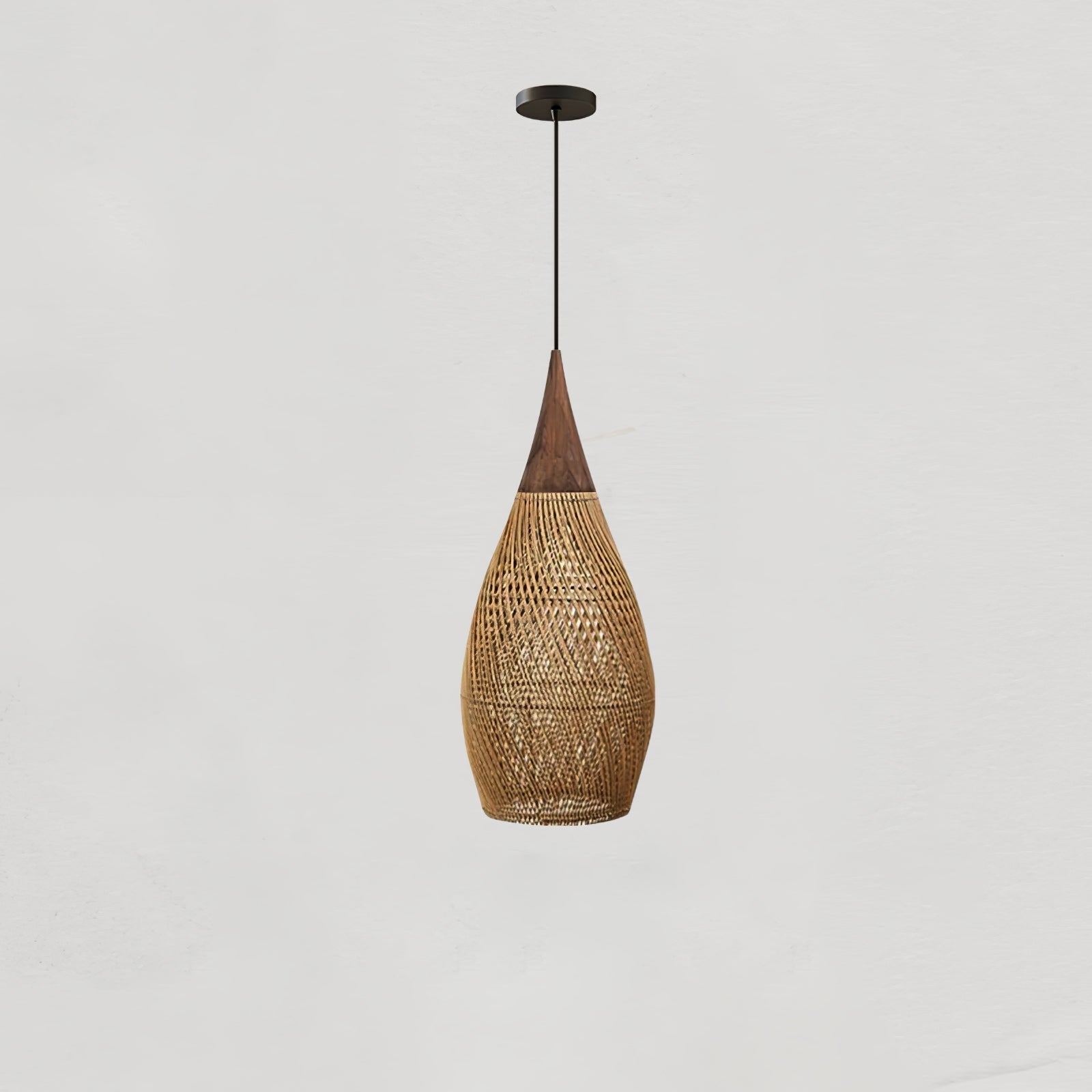 Braided Rattan Pendant Lamp - Lamp Outdoor