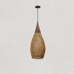 Braided Rattan Pendant Lamp - Lamp Outdoor