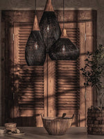 Braided Rattan Pendant Lamp - Lamp Outdoor