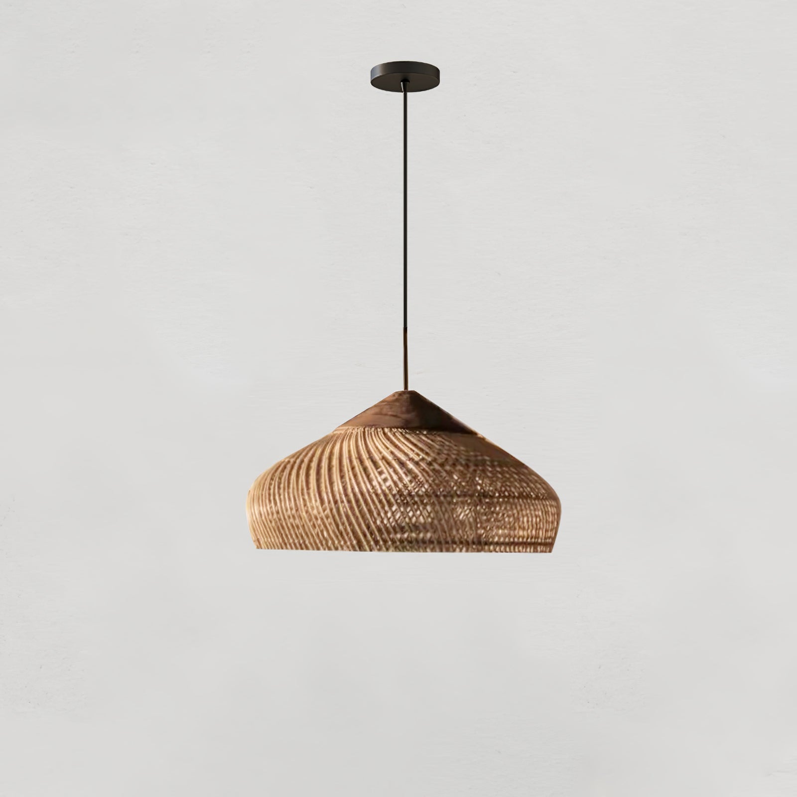 Braided Rattan Pendant Lamp - Lamp Outdoor