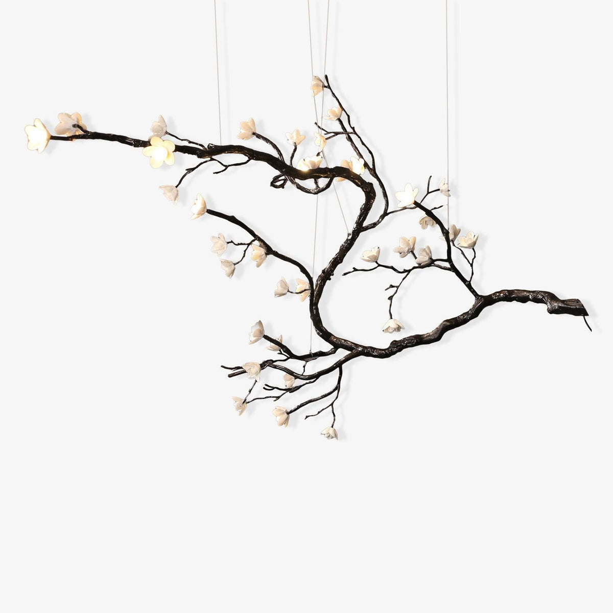 Aurora Chandelier Branch Floral Organic - Lamp Outdoor