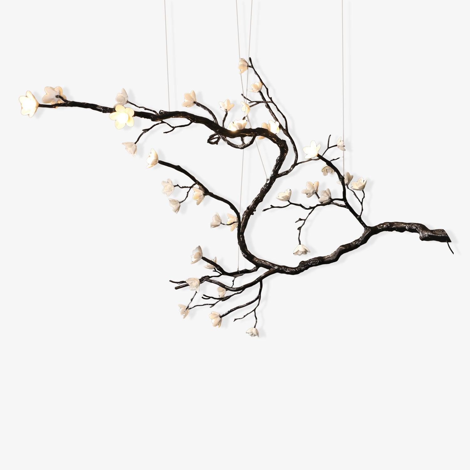 Aurora Chandelier Branch Floral Organic - Lamp Outdoor