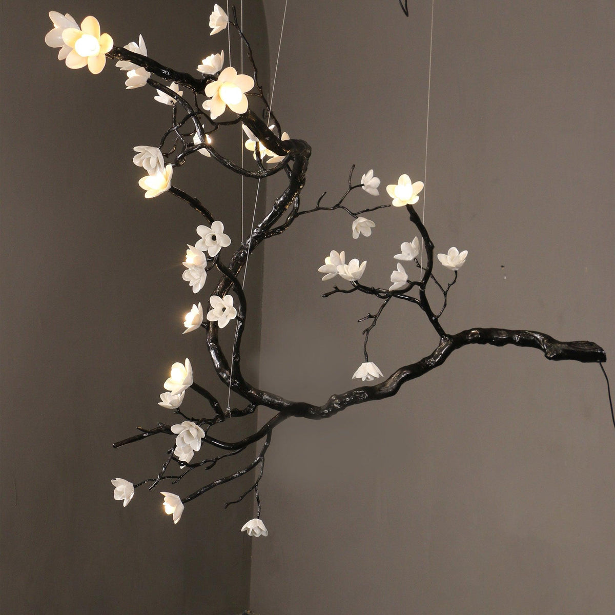 Aurora Chandelier Branch Floral Organic - Lamp Outdoor