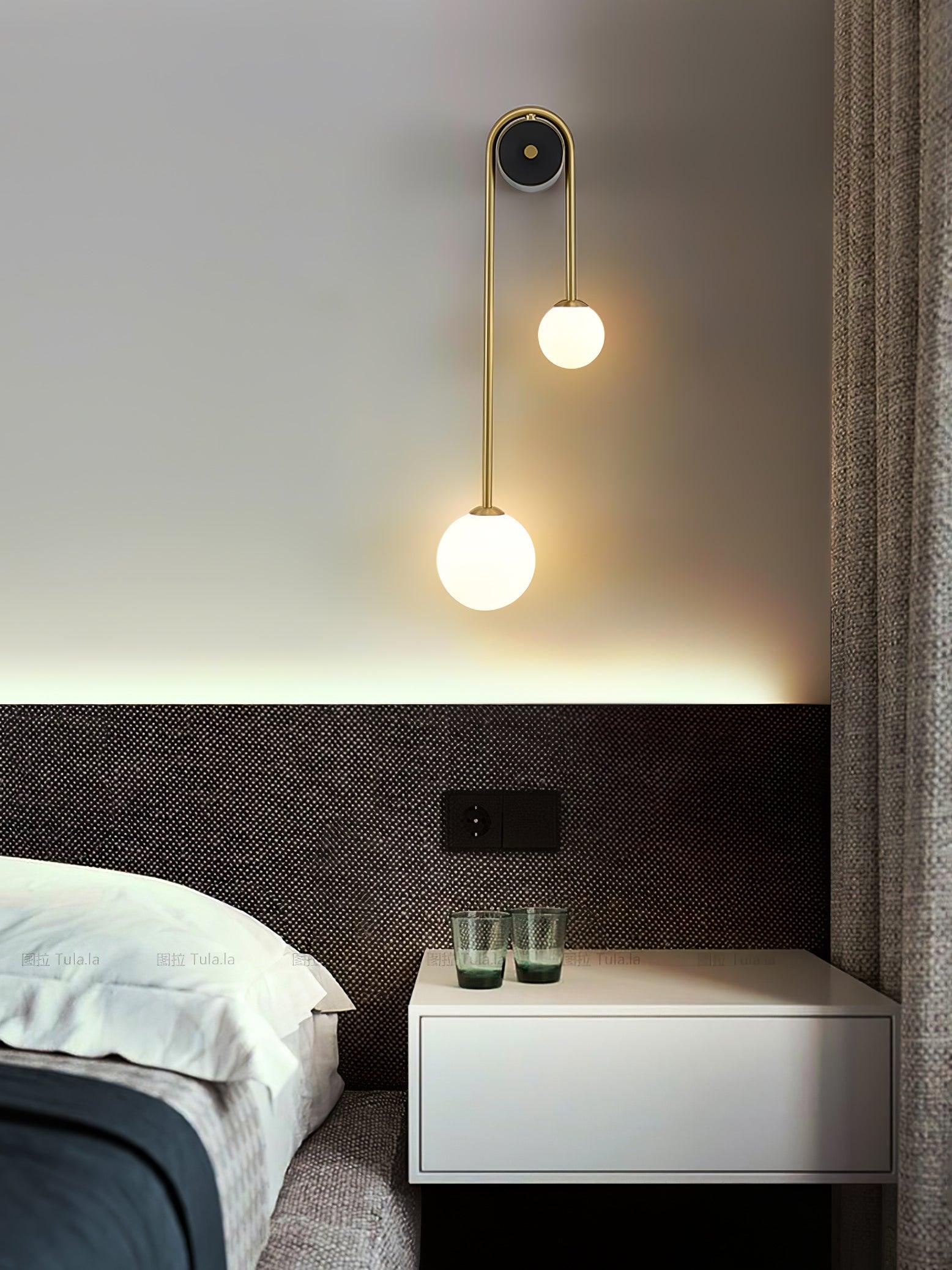 Brass Arc Wall Light - Lamp Outdoor