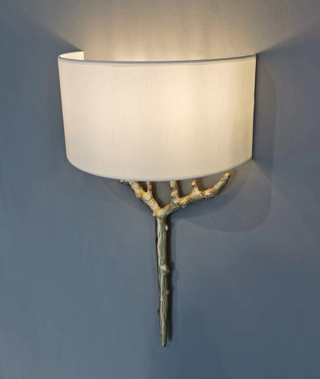 Ceryndir Antler Brass Wall Sconce - Lamp Outdoor