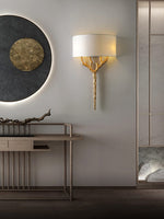 Ceryndir Antler Brass Wall Sconce - Lamp Outdoor