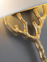 Ceryndir Antler Brass Wall Sconce - Lamp Outdoor