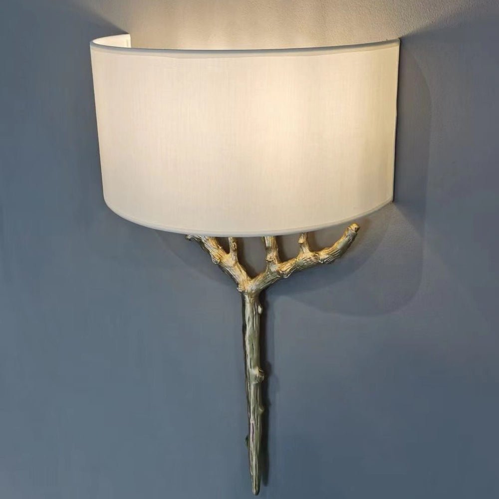 Ceryndir Antler Brass Wall Sconce - Lamp Outdoor