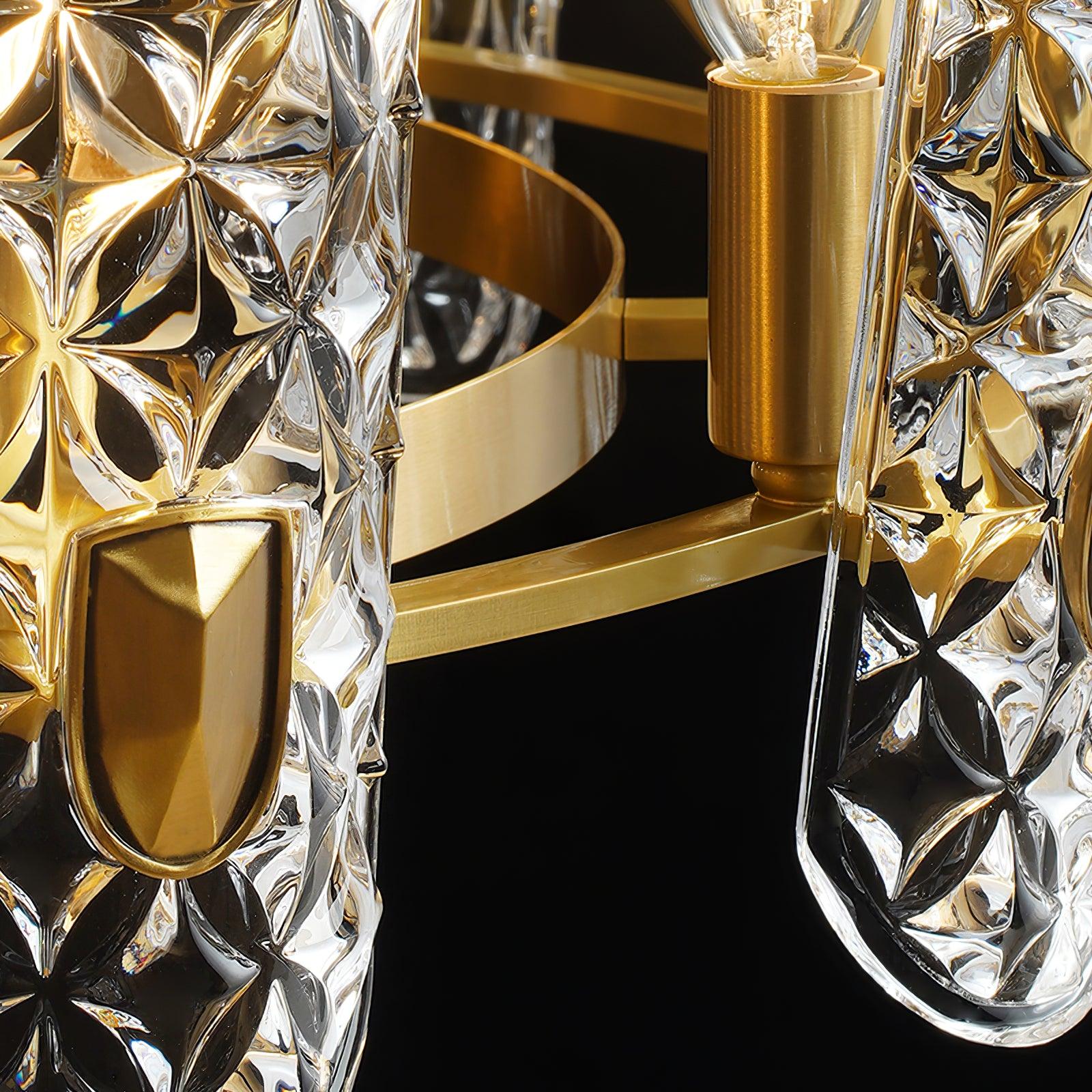 Brass Central Chandelier - Lamp Outdoor