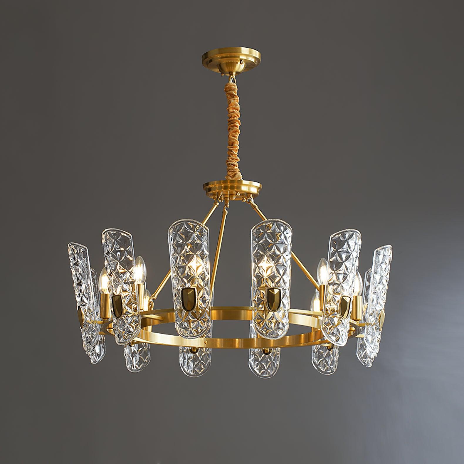Brass Central Chandelier - Lamp Outdoor
