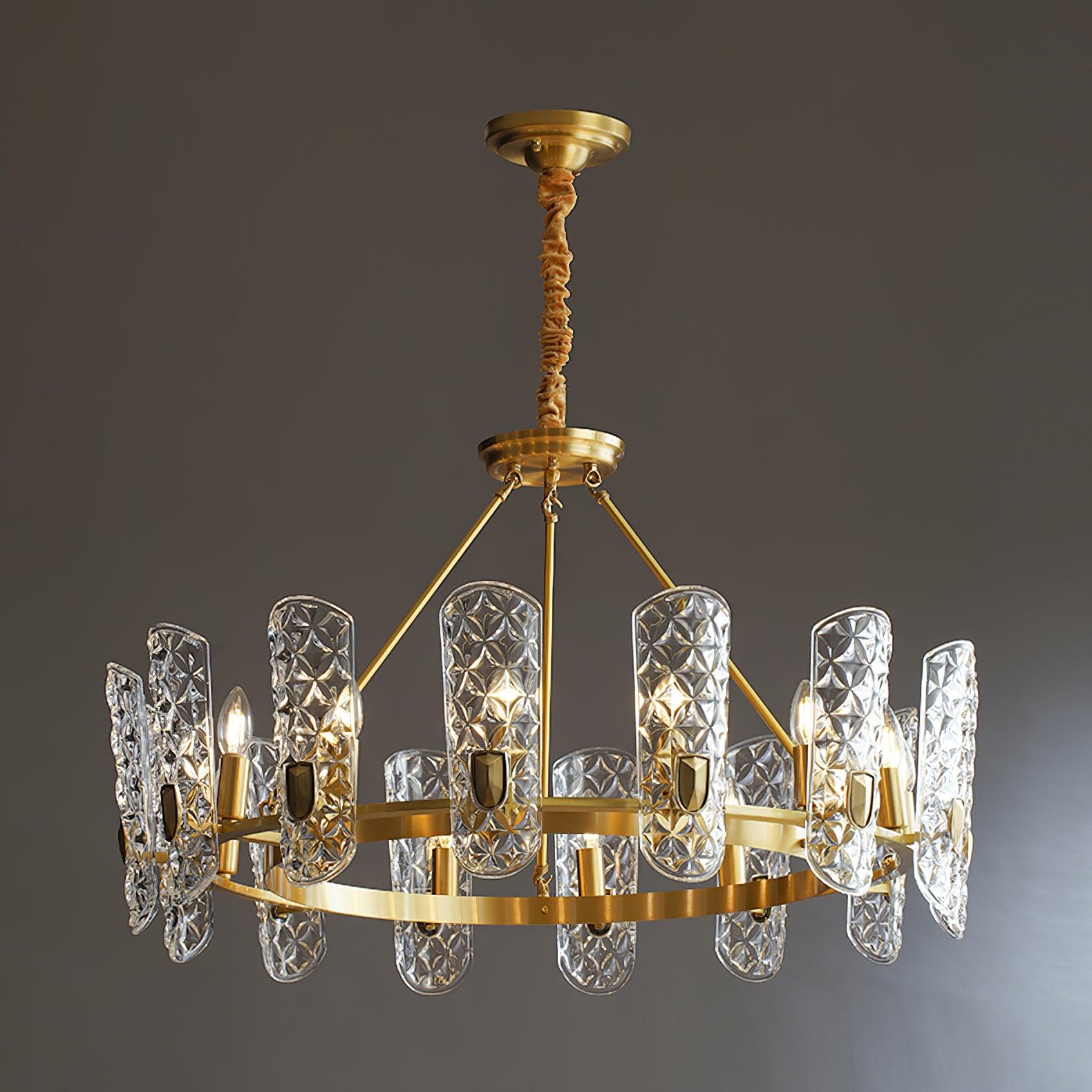 Brass Central Chandelier - Lamp Outdoor