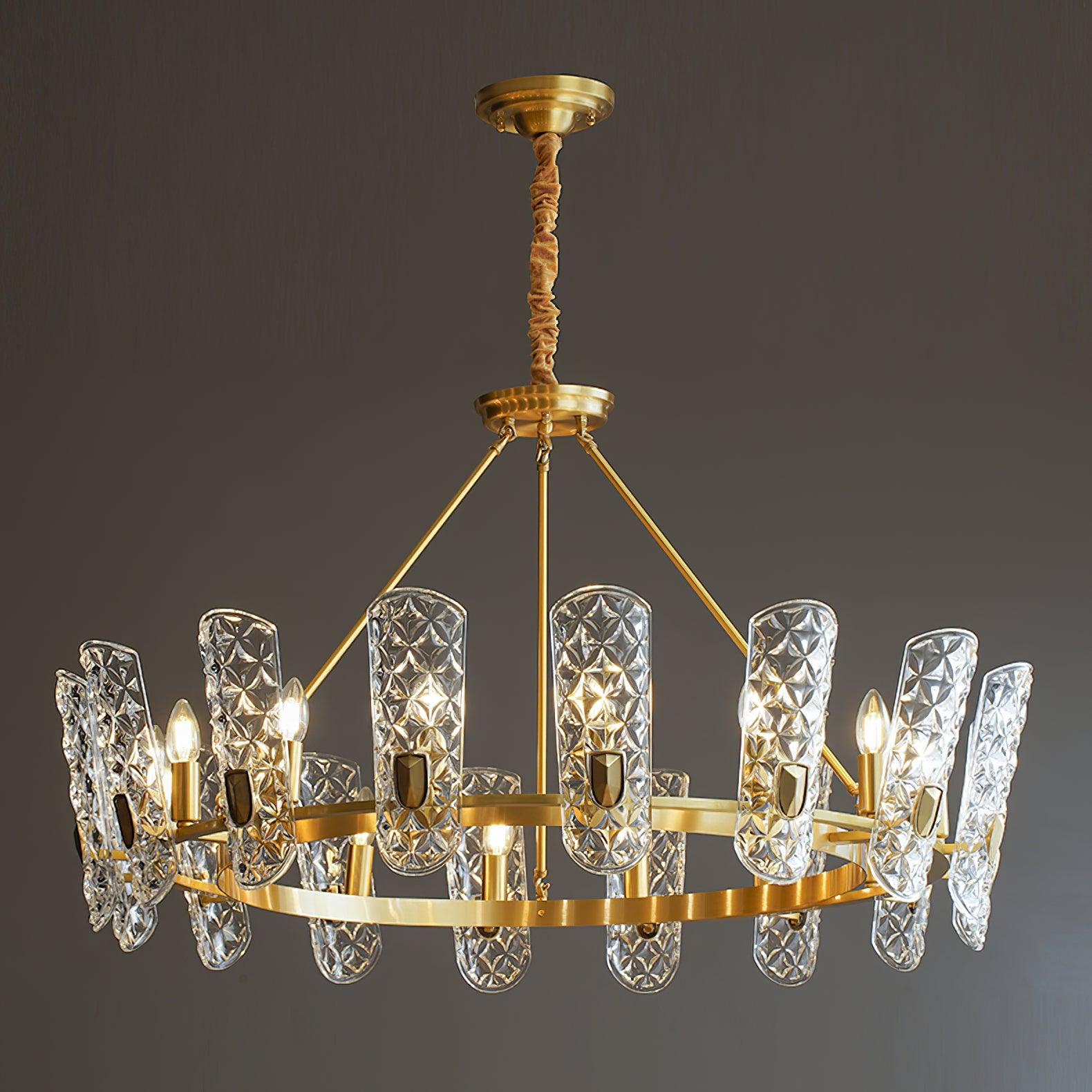 Brass Central Chandelier - Lamp Outdoor