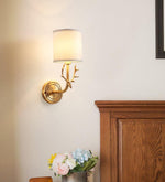 Brass Deer Head Wall Light - Lamp Outdoor