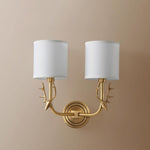 Brass Deer Head Wall Light - Lamp Outdoor