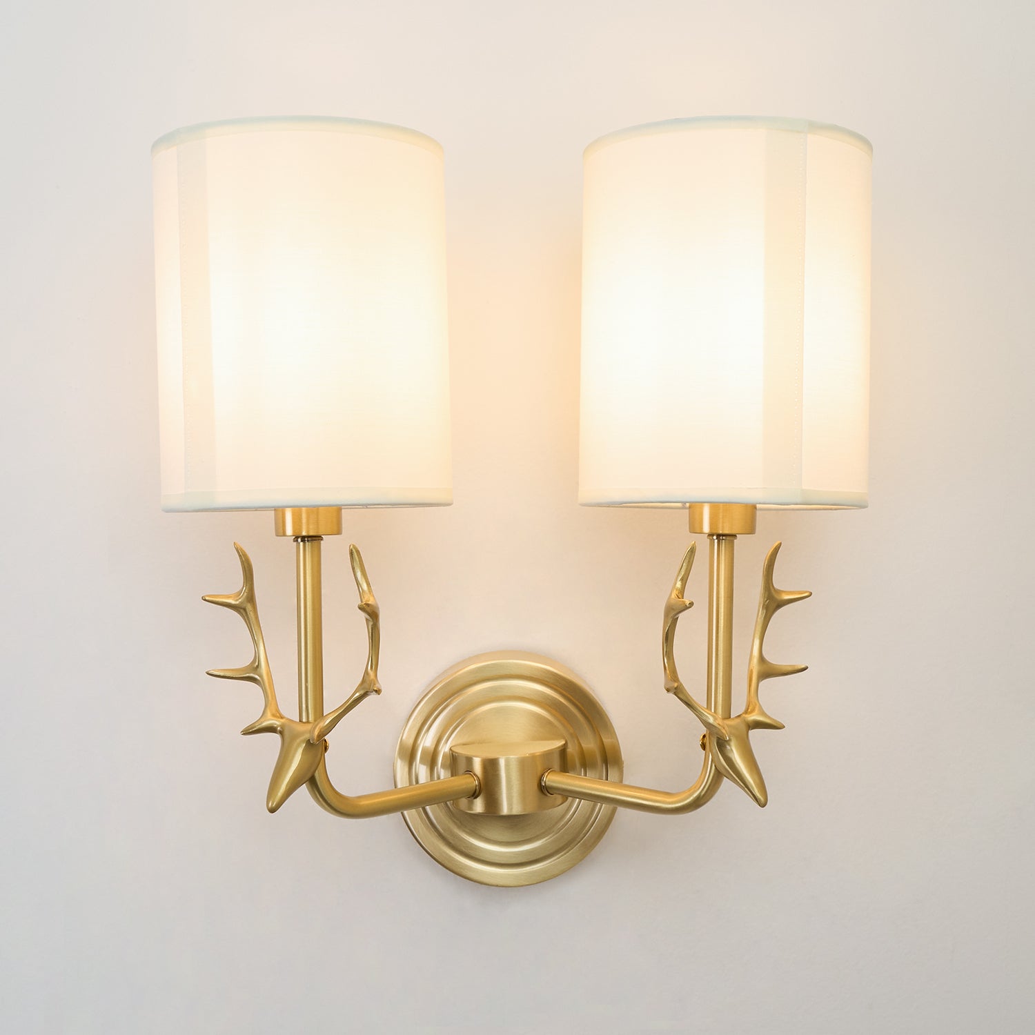 Brass Deer Head Wall Light - Lamp Outdoor