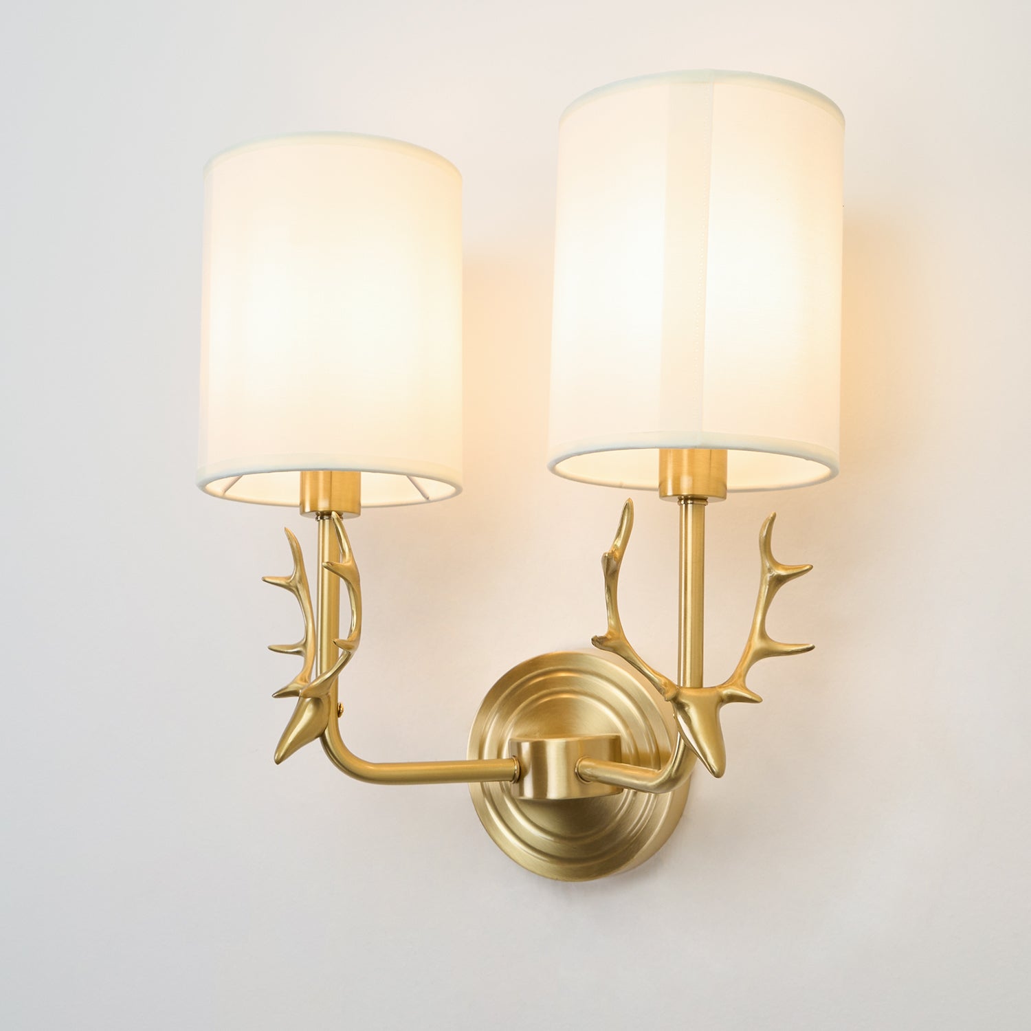 Brass Deer Head Wall Light - Lamp Outdoor