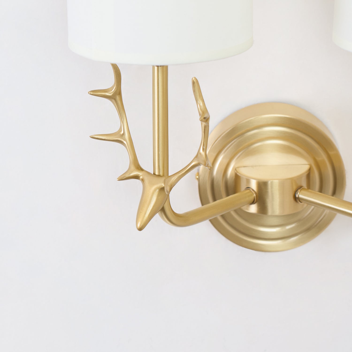 Brass Deer Head Wall Light - Lamp Outdoor