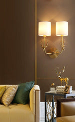 Brass Deer Head Wall Light - Lamp Outdoor