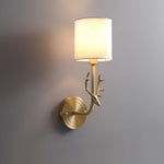 Brass Deer Head Wall Light - Lamp Outdoor