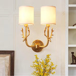 Brass Deer Head Wall Light - Lamp Outdoor
