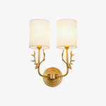 Brass Deer Head Wall Light - Lamp Outdoor