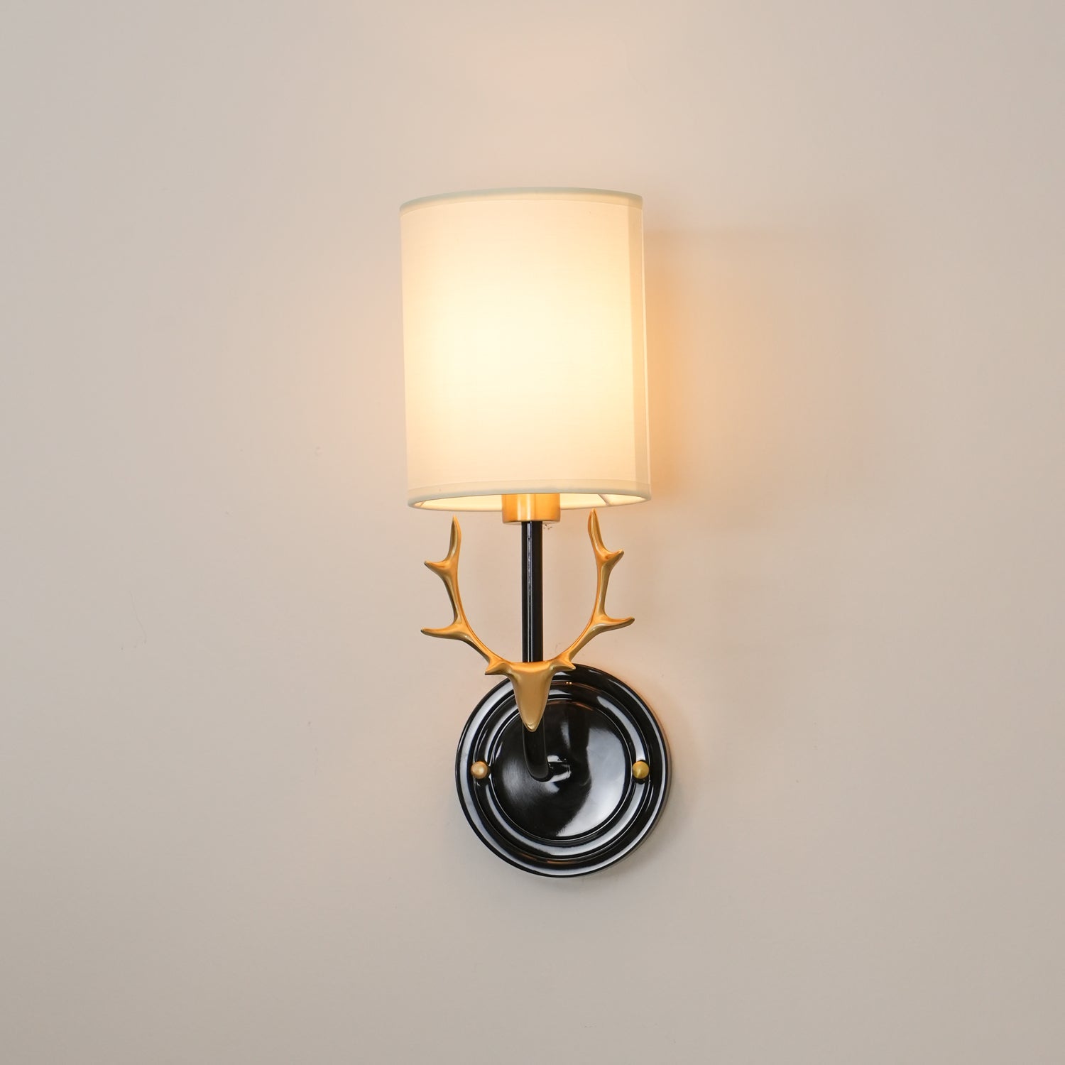 Brass Deer Head Wall Light - Lamp Outdoor