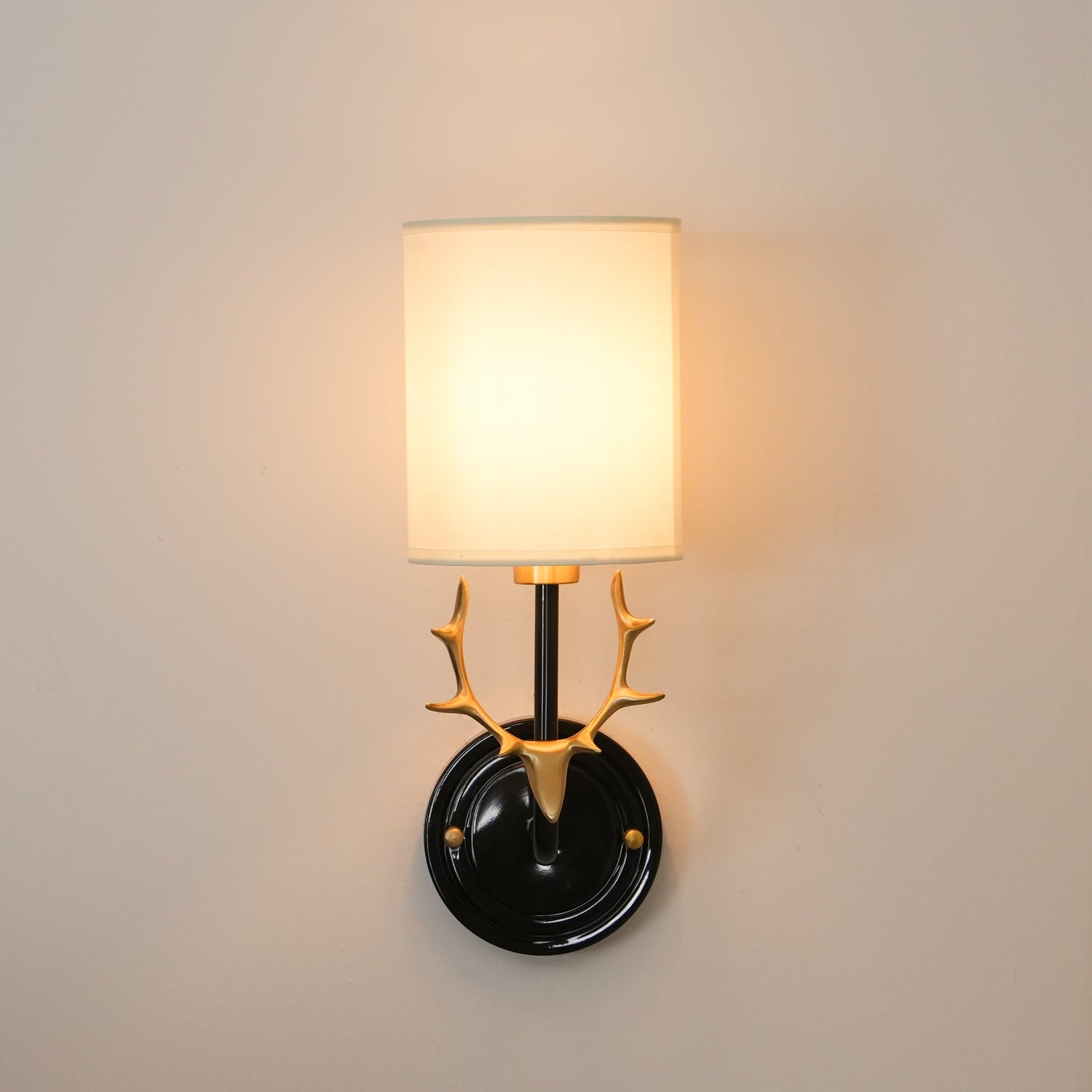 Brass Deer Head Wall Light - Lamp Outdoor