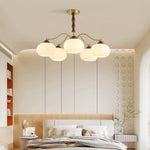 Persimmon Glass Globe Chandelier - Lamp Outdoor