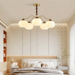 Persimmon Glass Globe Chandelier - Lamp Outdoor
