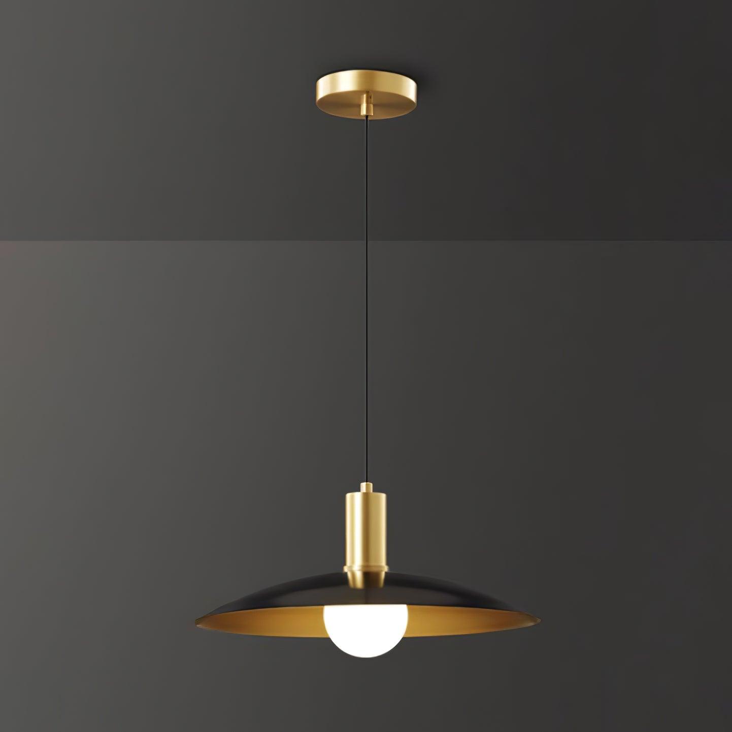 Brass Flared Pendant Lamp - Lamp Outdoor