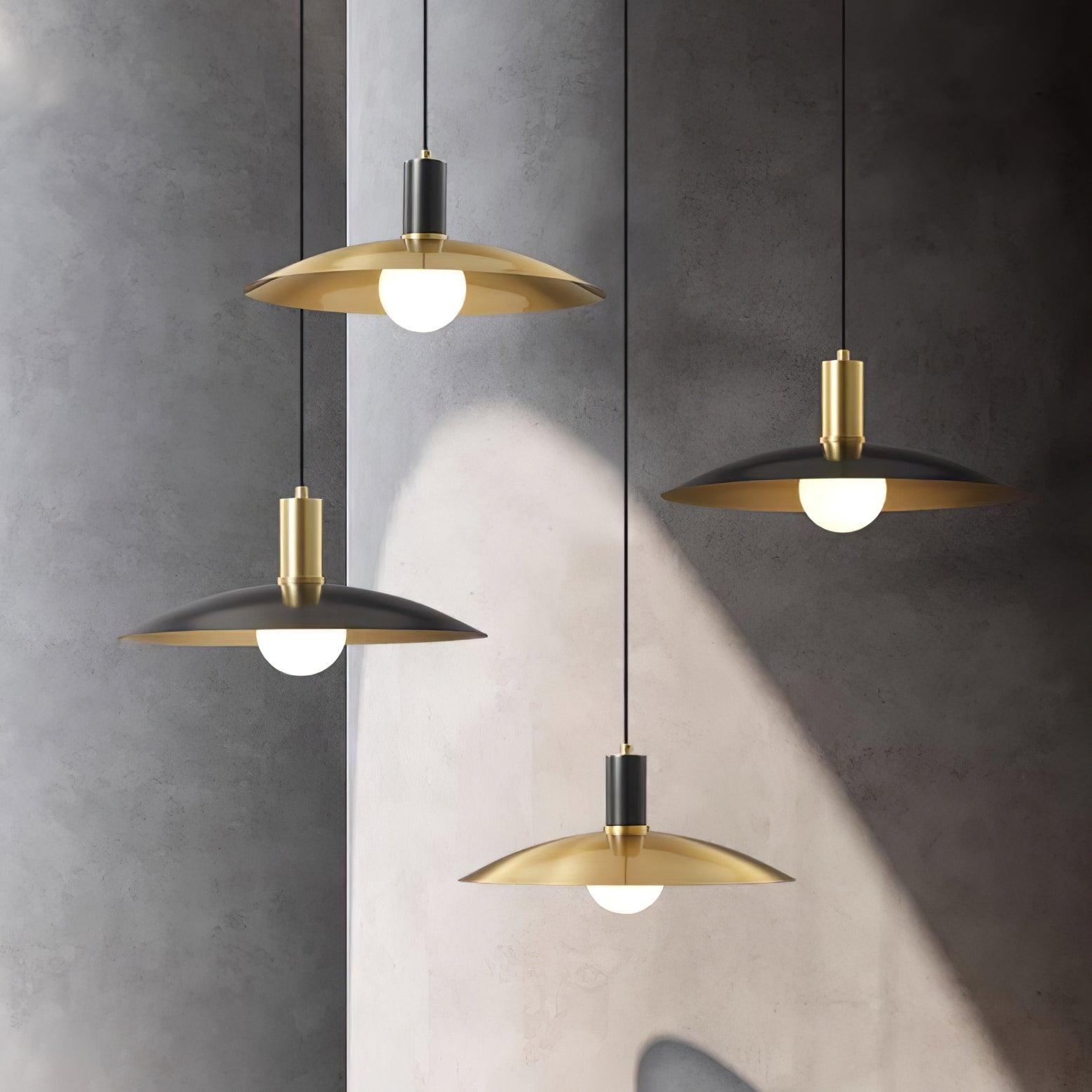 Brass Flared Pendant Lamp - Lamp Outdoor