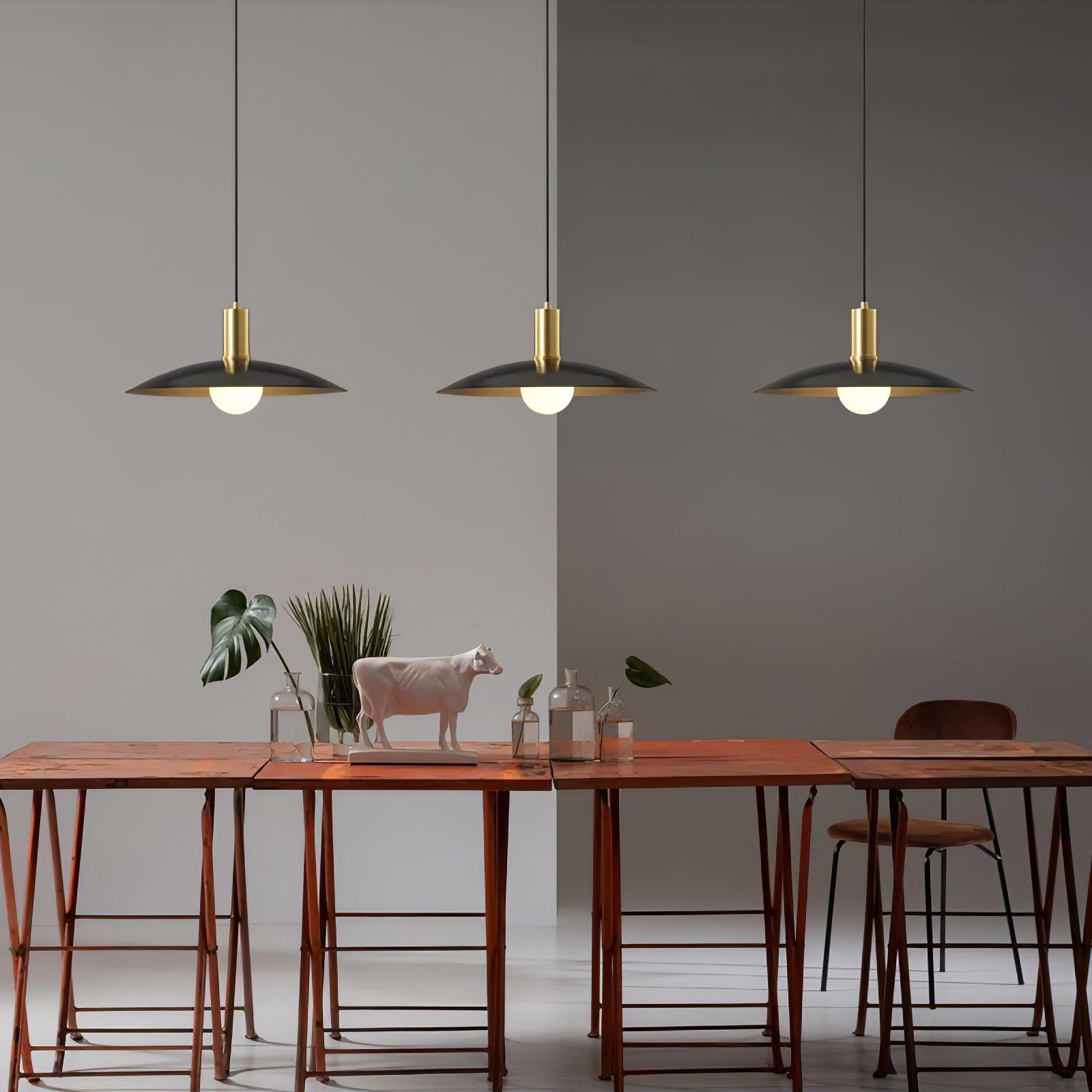 Brass Flared Pendant Lamp - Lamp Outdoor