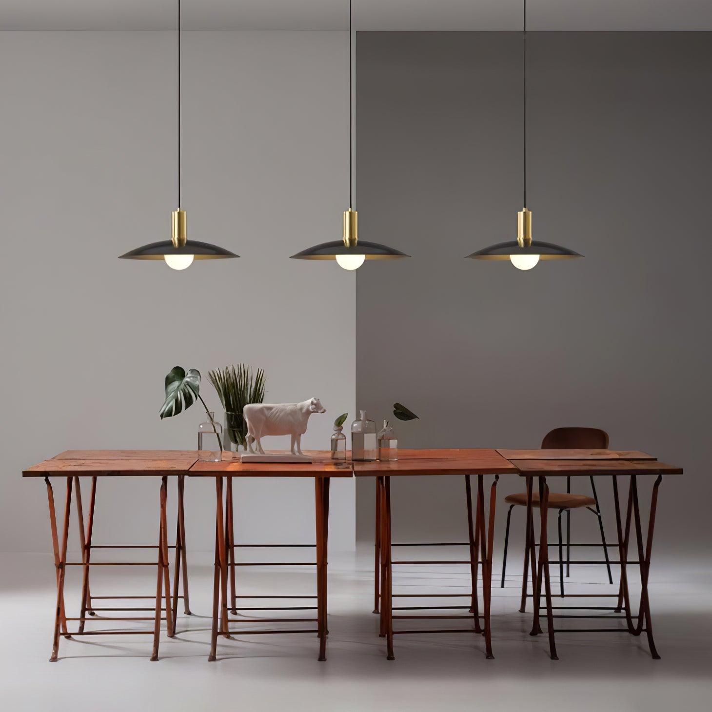 Brass Flared Pendant Lamp - Lamp Outdoor