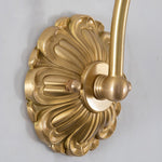 Brass Floral Glass Sconce - Lamp Outdoor