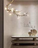Brass Flower Branch Chandelier - Lamp Outdoor