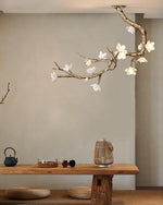 Brass Flower Branch Chandelier - Lamp Outdoor