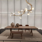Brass Flower Branch Chandelier - Lamp Outdoor