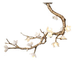 Brass Flower Branch Chandelier - Lamp Outdoor