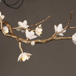 Brass Flower Branch Chandelier - Lamp Outdoor