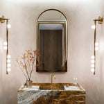 Brass Glass Tube Wall Lamp - Lamp Outdoor