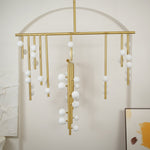 Eurzoris Geometric Brass Linear Pendant Light Chandelier - Lamp Outdoor